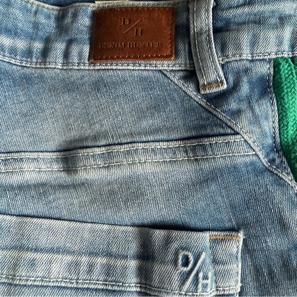 Denim Hunter Custom Fit Lucy High Rise Side Stripe Skinny Jeans Size 28 Blue - Picture 8 of 10